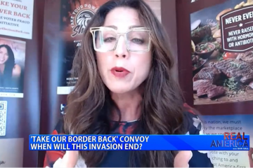 REAL AMERICA — Dan Ball W/ Kim Yeater, Convoy Headed To Border In Protest,